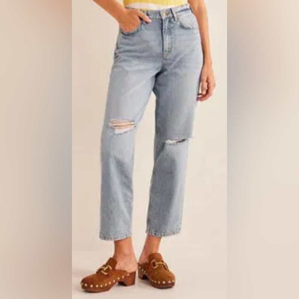 Boden Mid Rise Loose Jeans. NWT